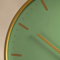 City hall väggklocka 21 cm, grön