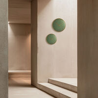 City hall väggklocka 21 cm, grön