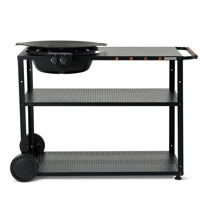 58WG Stegepladesæt til gas, sort