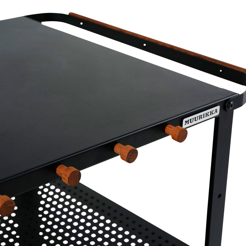 58WG Stegepladesæt til gas, sort