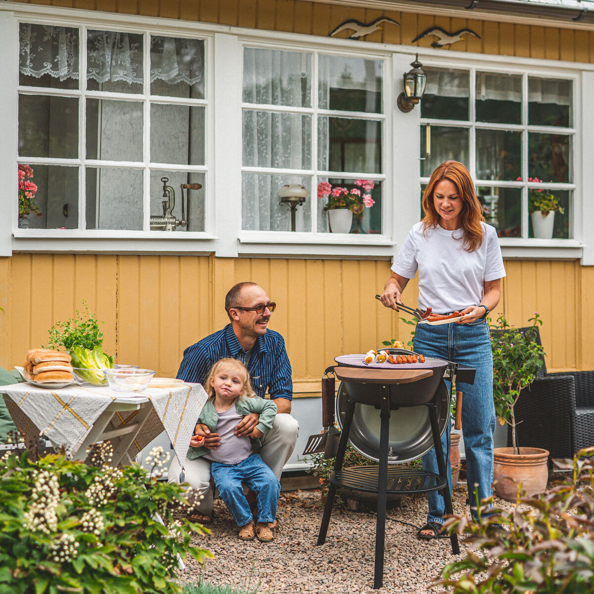 48LL elgrill, svart