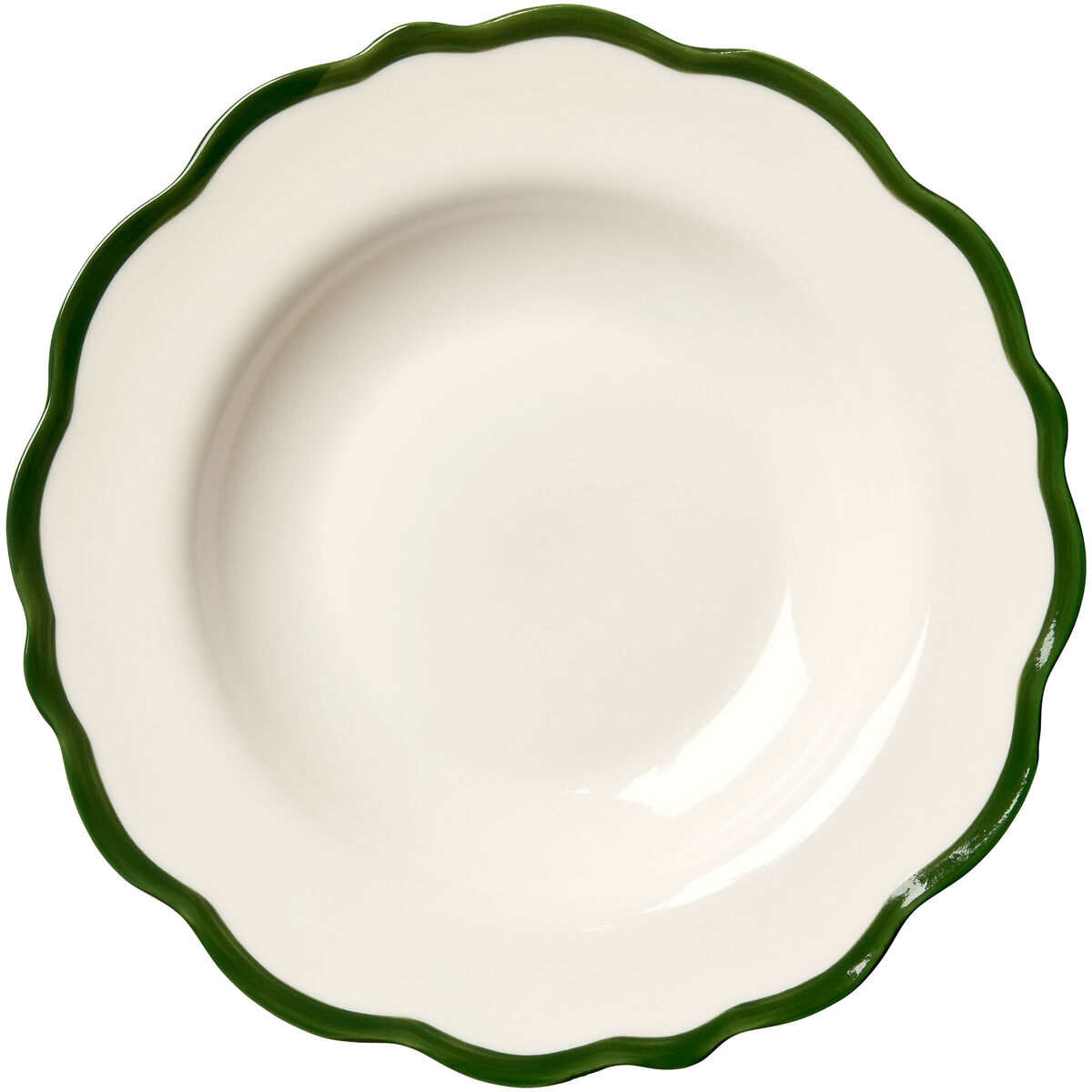 Fleur Skål 23 cm, mörkgrön 