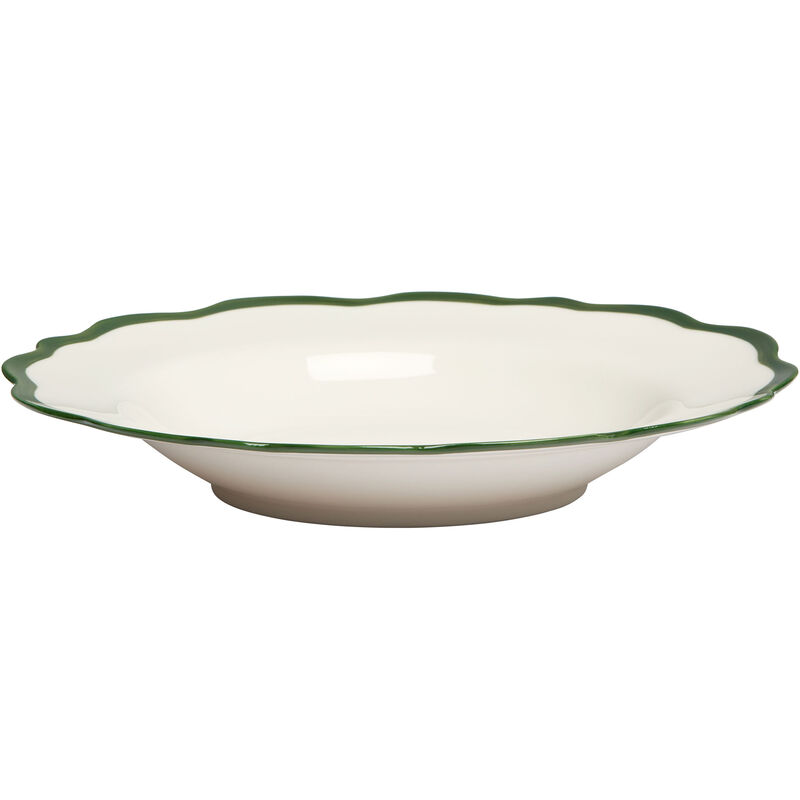 Fleur skål 23 cm, mørkegrønn