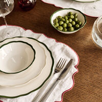 Fleur skål 23 cm, sand