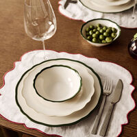 Fleur skål 23 cm, sand