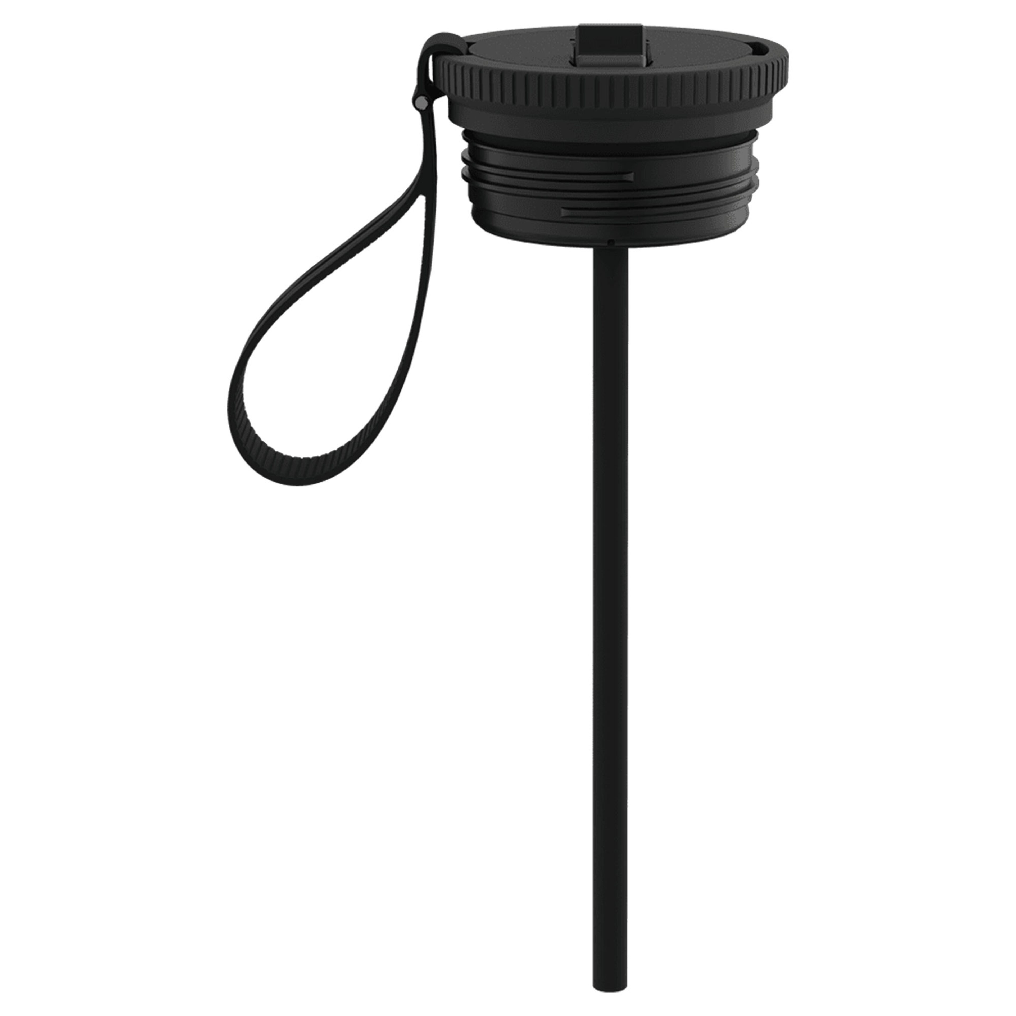 Straw Cap Wide låg, sort