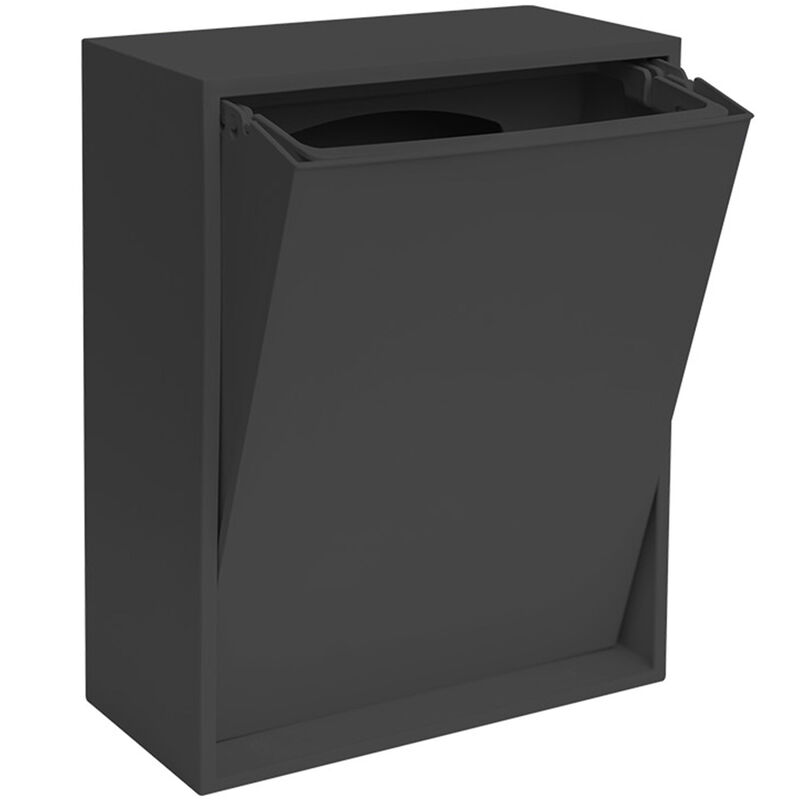 Recycling Box 12 liter, black raven