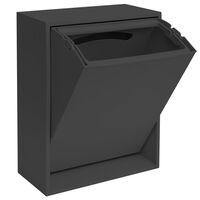 Recycling Box 12 liter, black raven