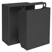 Recycling Box 12 liter, black raven