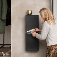 Recycling Box 12 liter, black raven