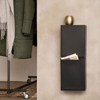 Recycling Box 12 liter, black raven