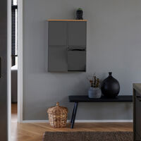 Recycling Box 12 liter, black raven