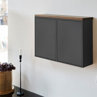 Recycling Box 12 liter, black raven