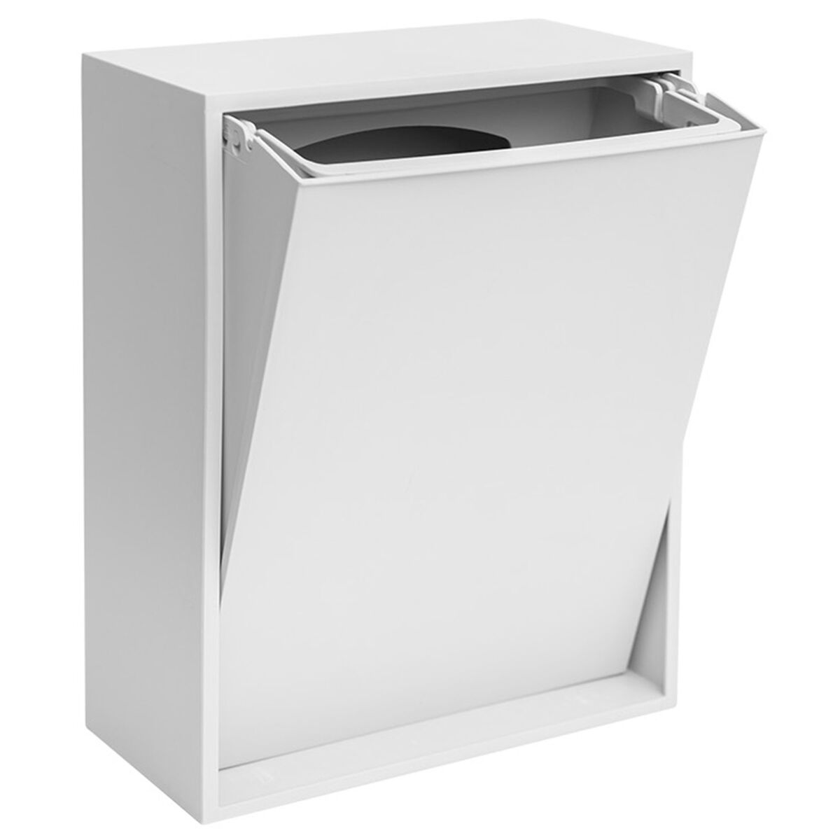 Recycling Box 12 liter, brilliant white