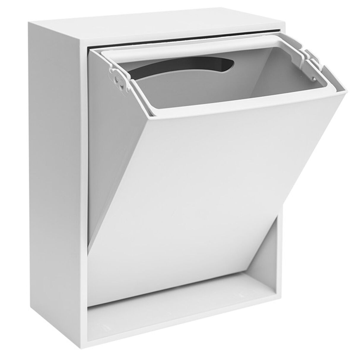 Recycling Box 12 liter, brilliant white