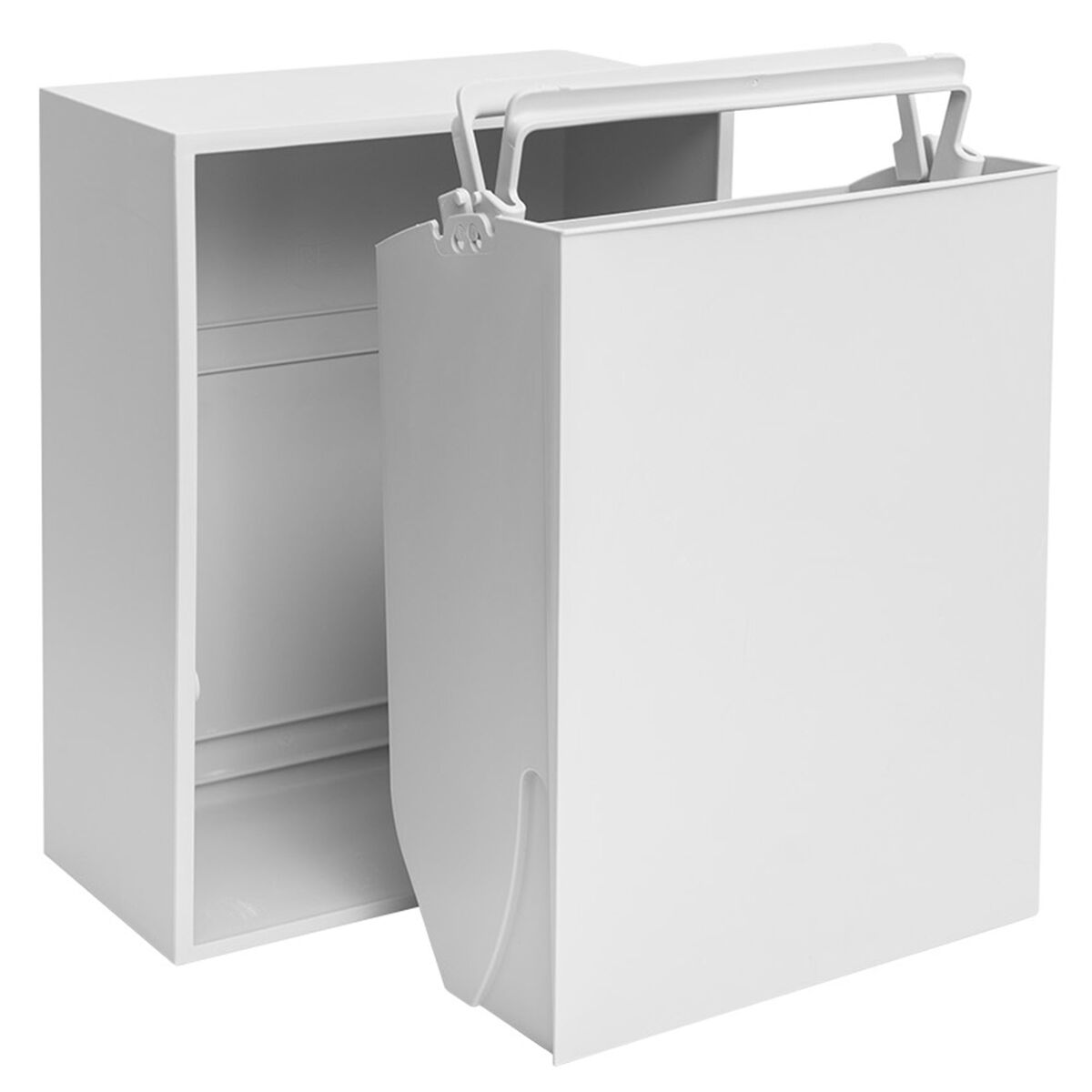 Recycling Box 12 liter, brilliant white