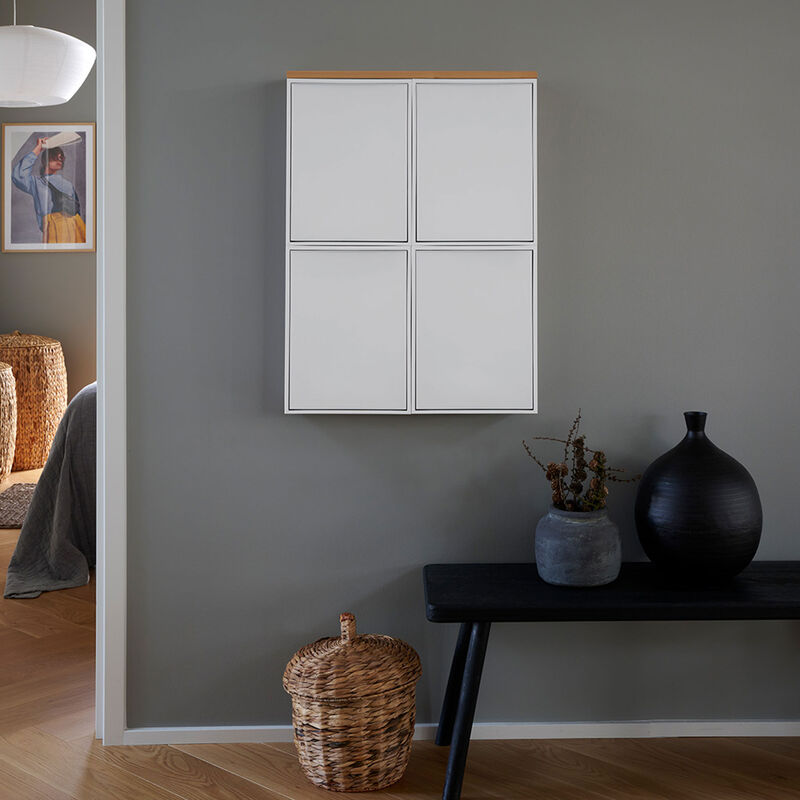 Recycling Box 12 litra, brilliant white