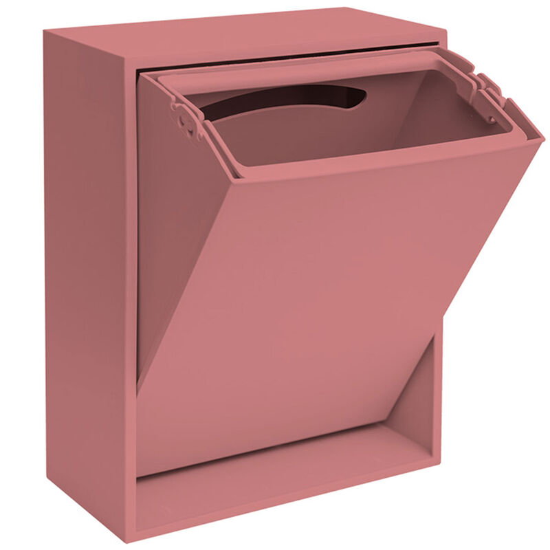 Recycling Box 12 liter, ash rose
