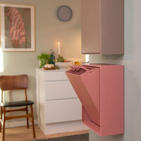 Recycling Box 12 liter, ash rose
