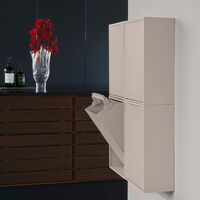 Recycling Box 12 liter, silver cloud grey