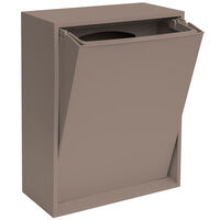 Recycling Box 12 liter, fungi brown