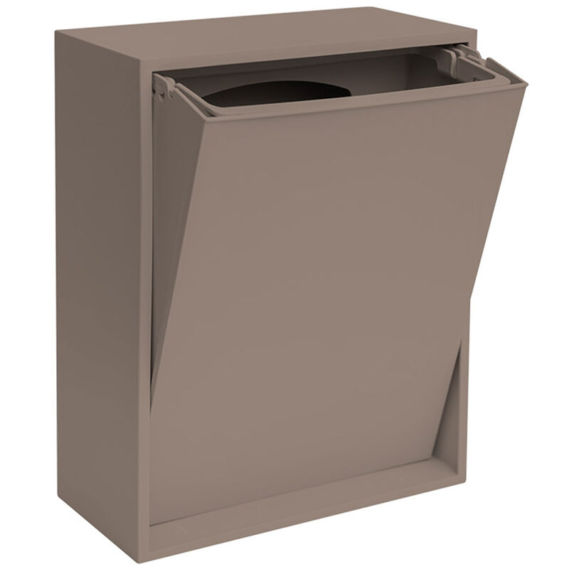 Recycling Box 12 liter, fungi brown