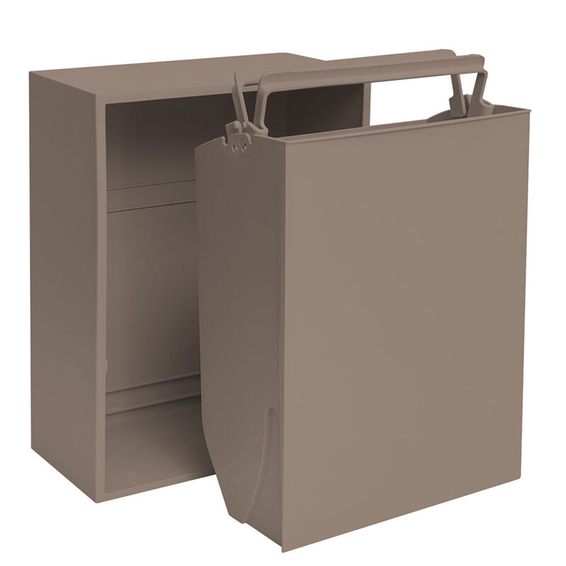 Recycling Box 12 liter, fungi brown