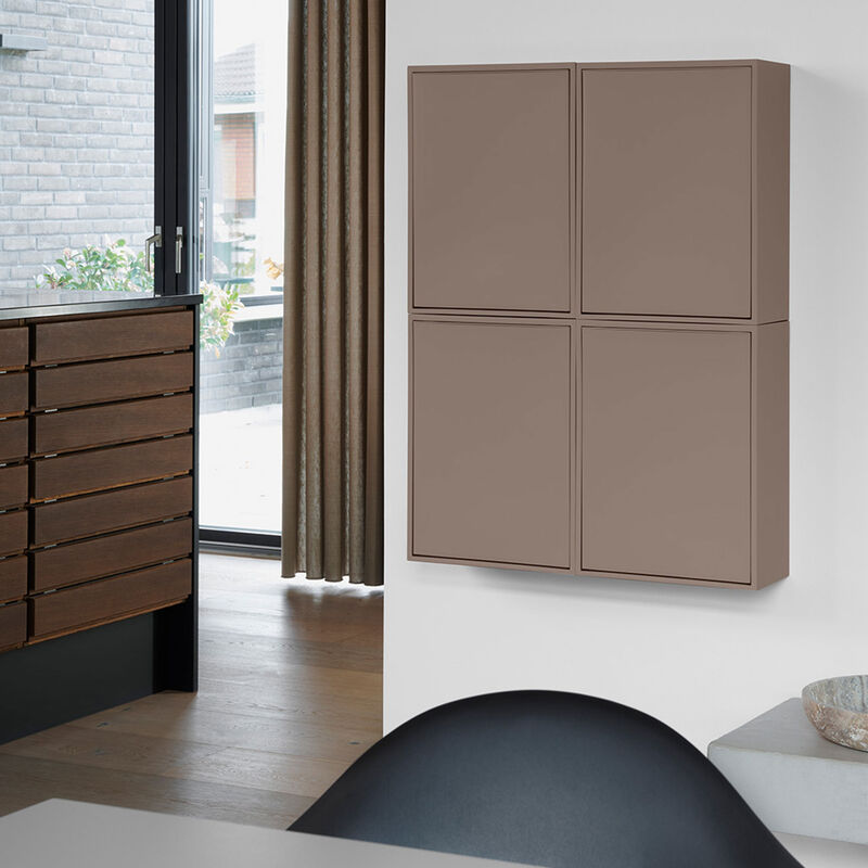 Recycling Box 12 liter, fungi brown