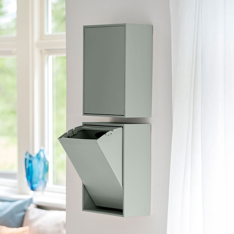 Recycling Box 12 liter, iron blue