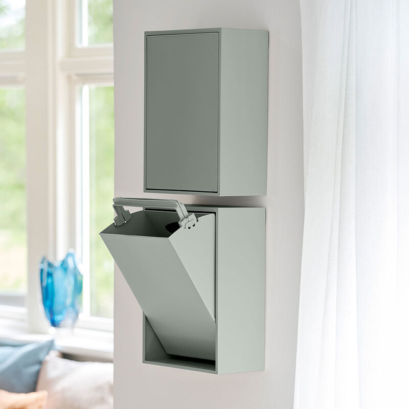 Recycling Box 12 liter, iron blue