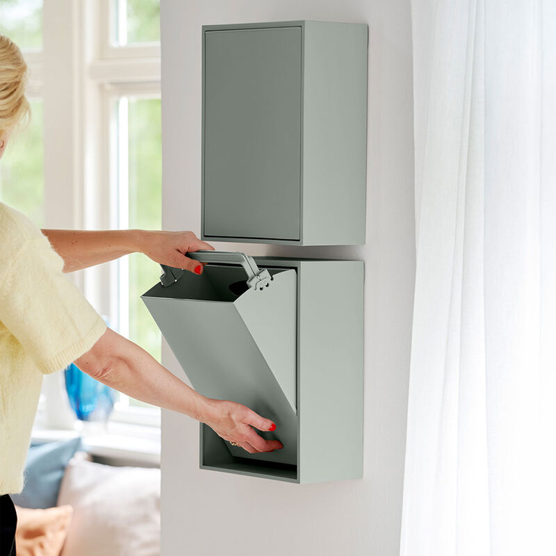 Recycling Box 12 liter, iron blue