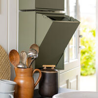 Recycling Box 12 liter, oak green