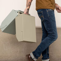 Recycling Box 12 liter, oak green