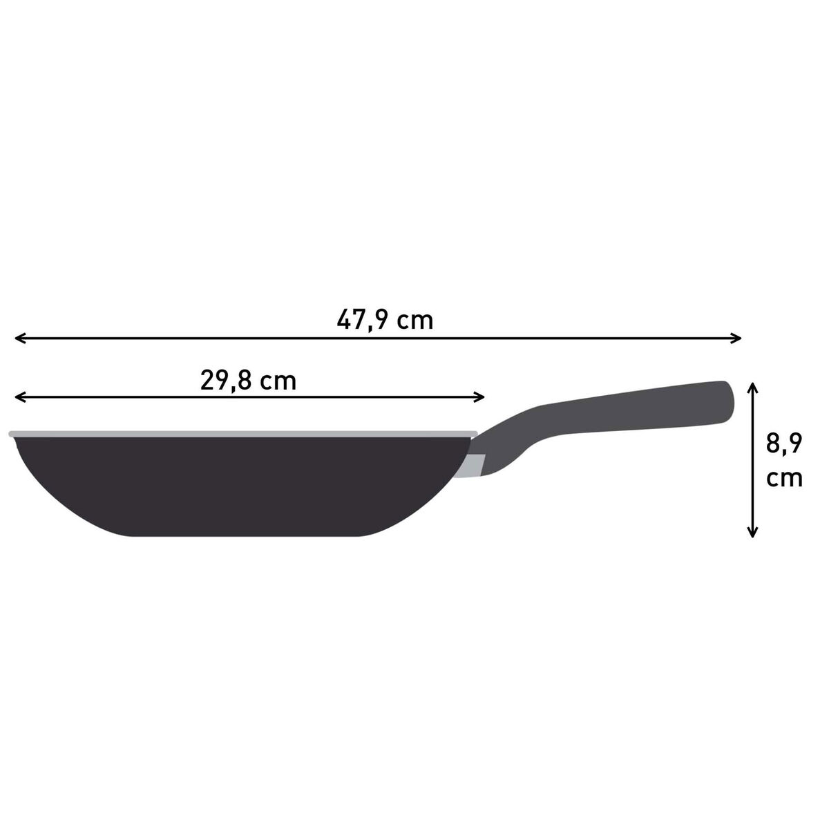 Experience Ceramic wokpanna 28 cm, svart