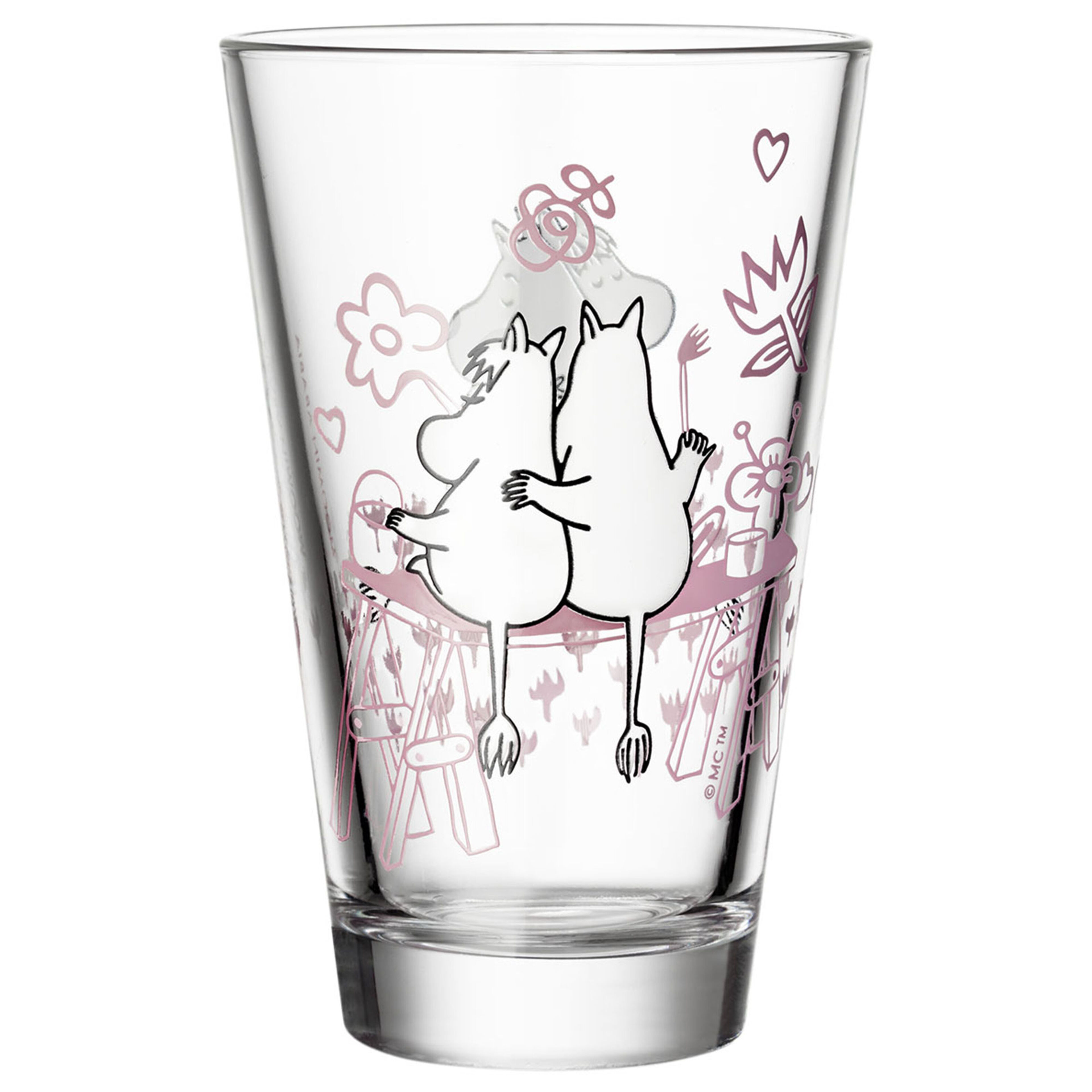 Kjærlighet glass 2-pakning