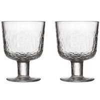 Mainio glas på fod 30 cl, klar, 2 stk.