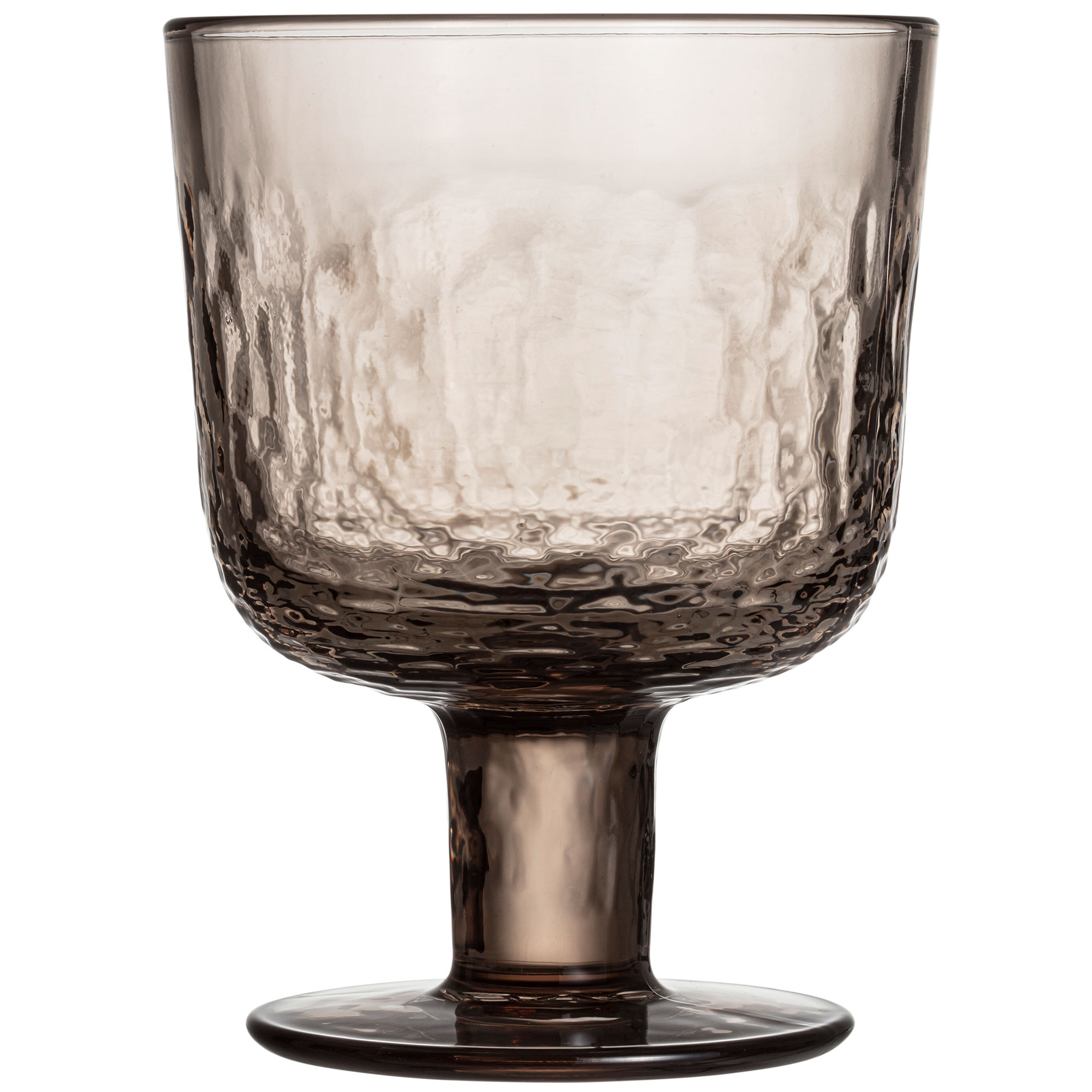 Mainio glas på fod 30 cl, mocca, 2 stk.