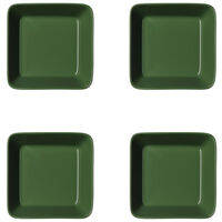 Teema fat 12 × 12 cm 4-pack, skogsgrön