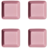 Teema fat 12 × 12 cm 4-pack, rosa