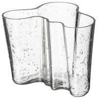 Aalto vase bubbelglas 12 cm, klar