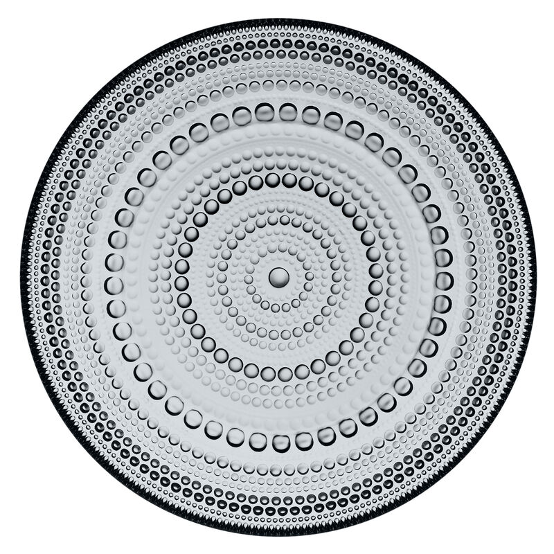 Kastehelmi assiett 17 cm, grå