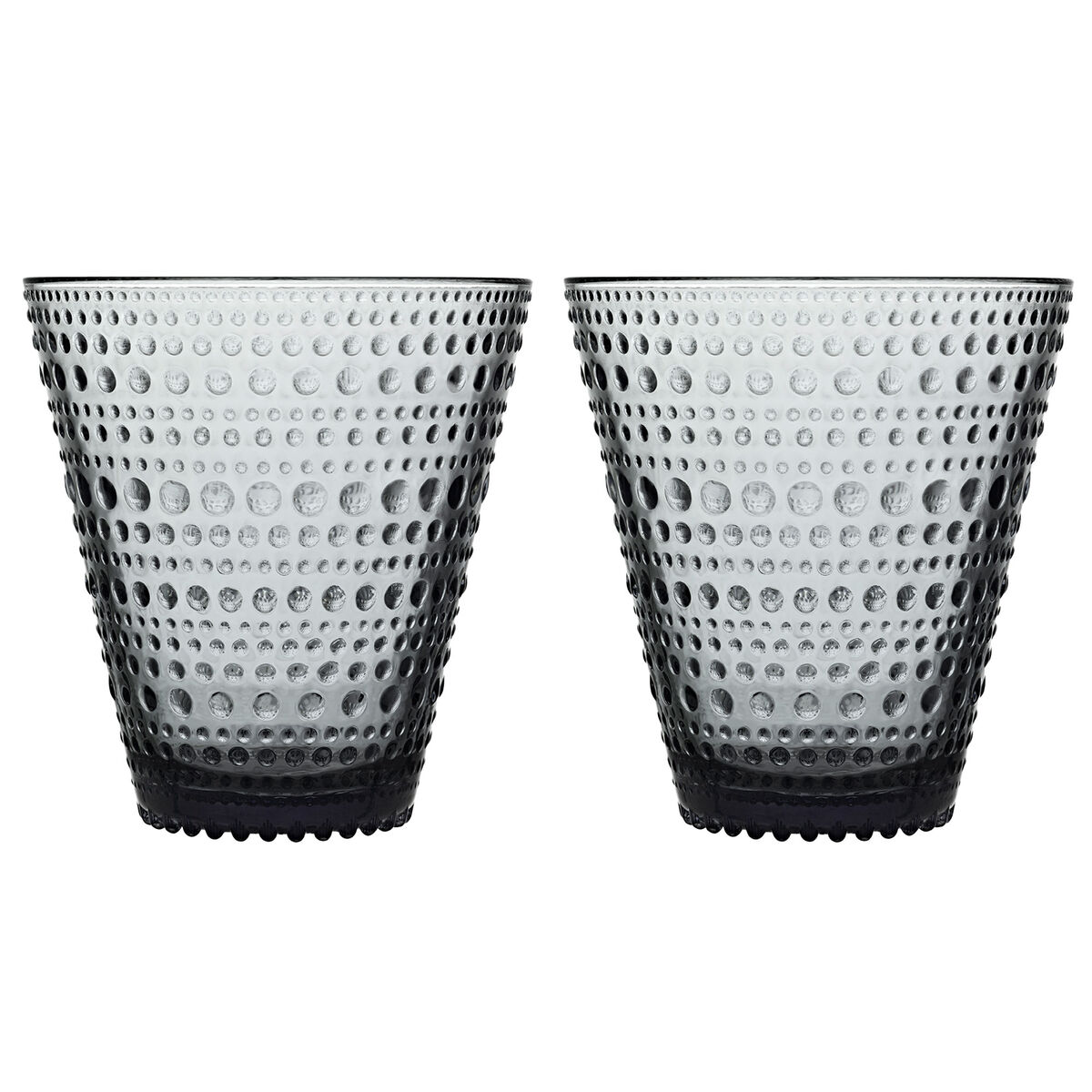 Kastehelmi glas 30 cl 2-pack, grå