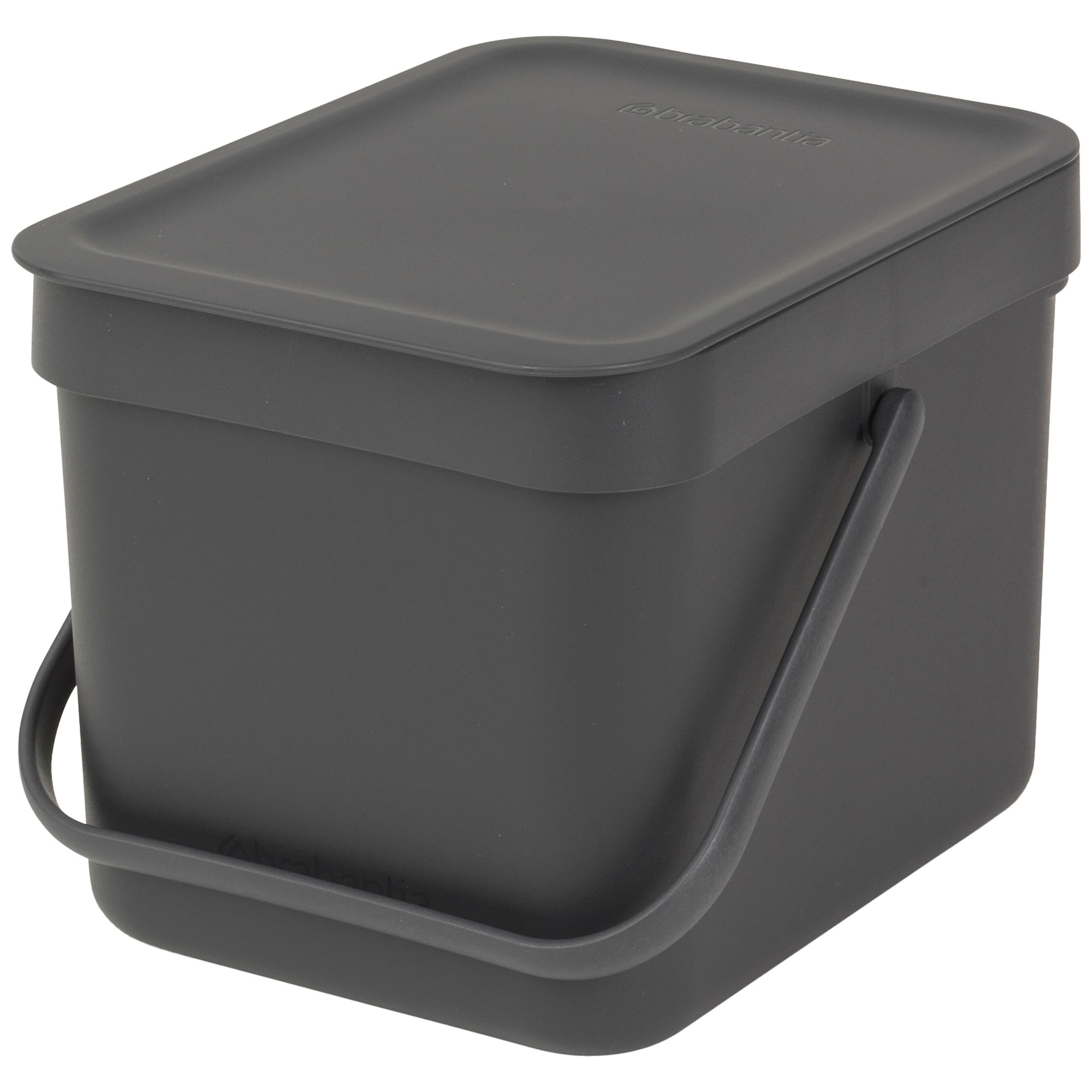 Sort & Go avfallsbøtte 6 liter, mørkegrå