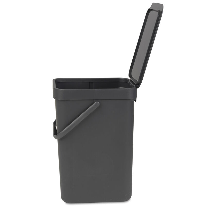 Sort & Go avfallsbøtte 12 liter, mørkegrå