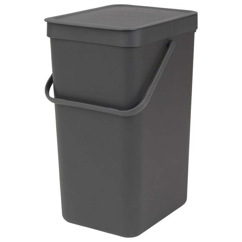 Sort & Go avfallsbøtte 16 liter, mørkegrå