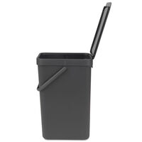 Sort & Go avfallsbøtte 16 liter, mørkegrå