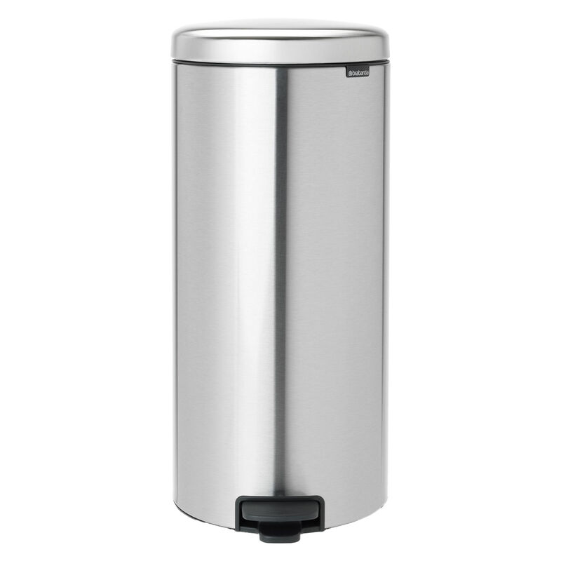 NewIcon pedalbøtte 30 liter, mattbørstet stål