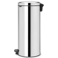 NewIcon pedalbøtte 30 liter, blankbørstet stål