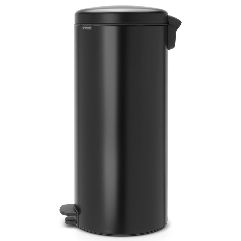 NewIcon pedalspand 30 liter, mat sort