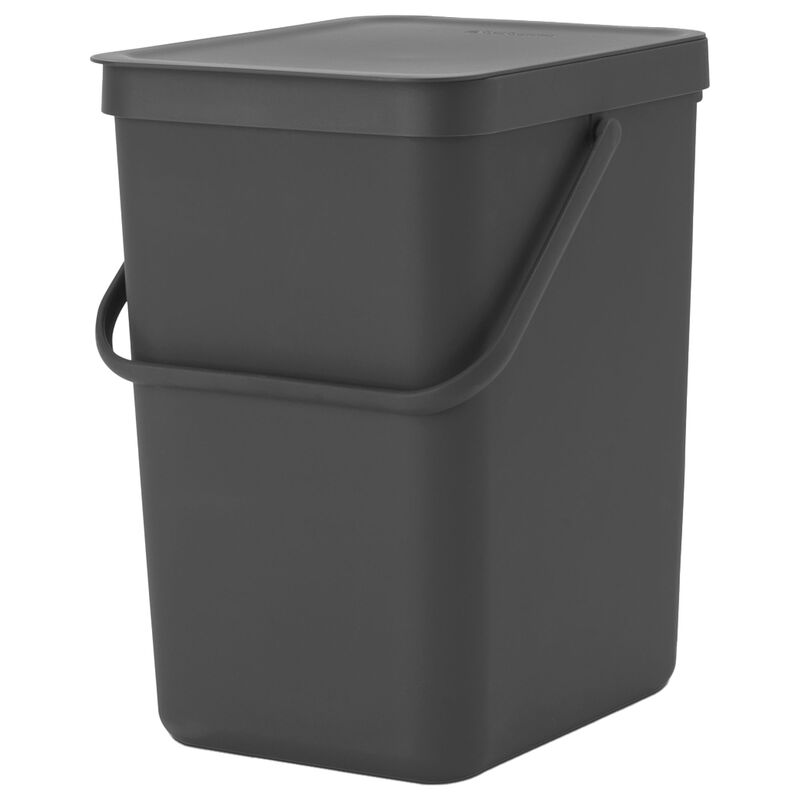 Sort & Go avfallsbøtte 25 liter, mørkegrå